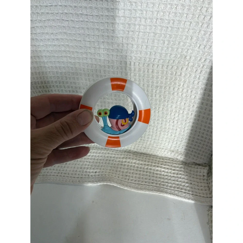 Y2K Unisex Viacom SpongeBob Gary Snail Toy OS White Orange